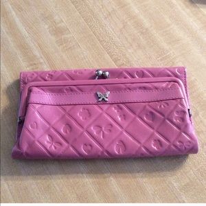 NWOT Brighton Pink Leather Wallet